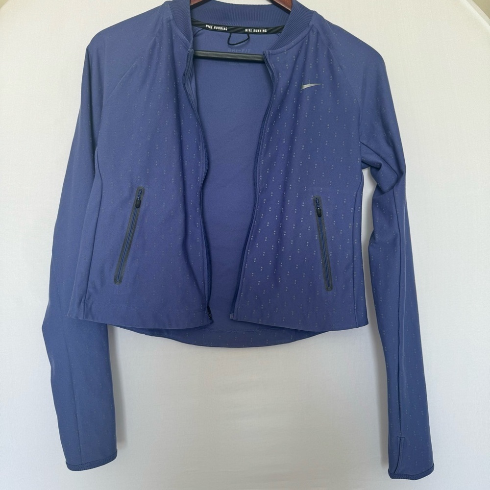 Nike running bomber jacket size small